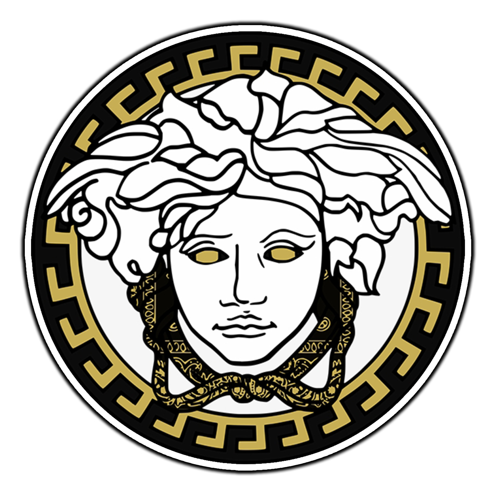 Versace Logo #2 Sticker Waterproof Vinyl Decal Die-Cut Laptop Car