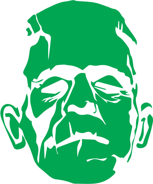 Frankenstein's Monster vinyl decal sticker horror monster boris karloff