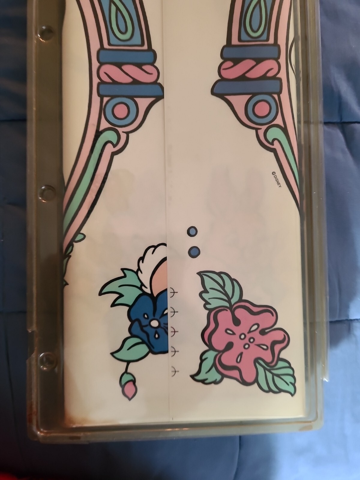 New Vintage USA Made 1990s Priss Prints Disney Snow White Cameo Set Wall Decals