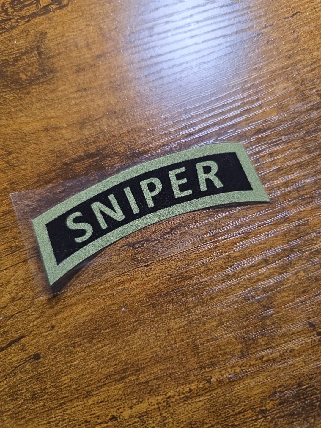 Sniper Tab Subdued 3in UV DTF Decal Waterproof Made In USA