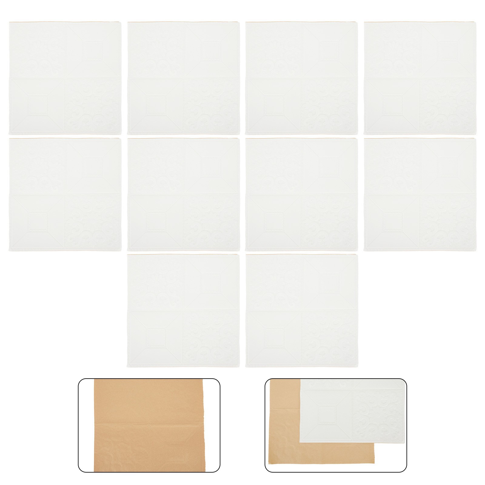 Foam Panel 3D Wall Sticker Decals Decoration Replacement Self-adhesive