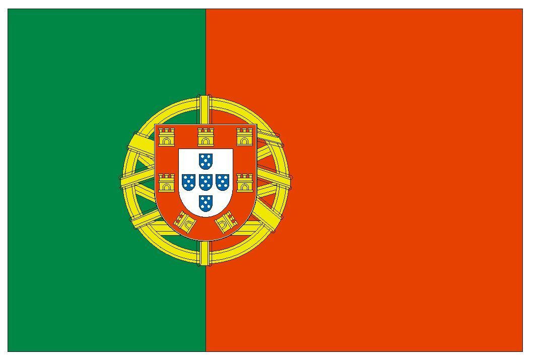 Portugal International Flag Sticker Decal F400