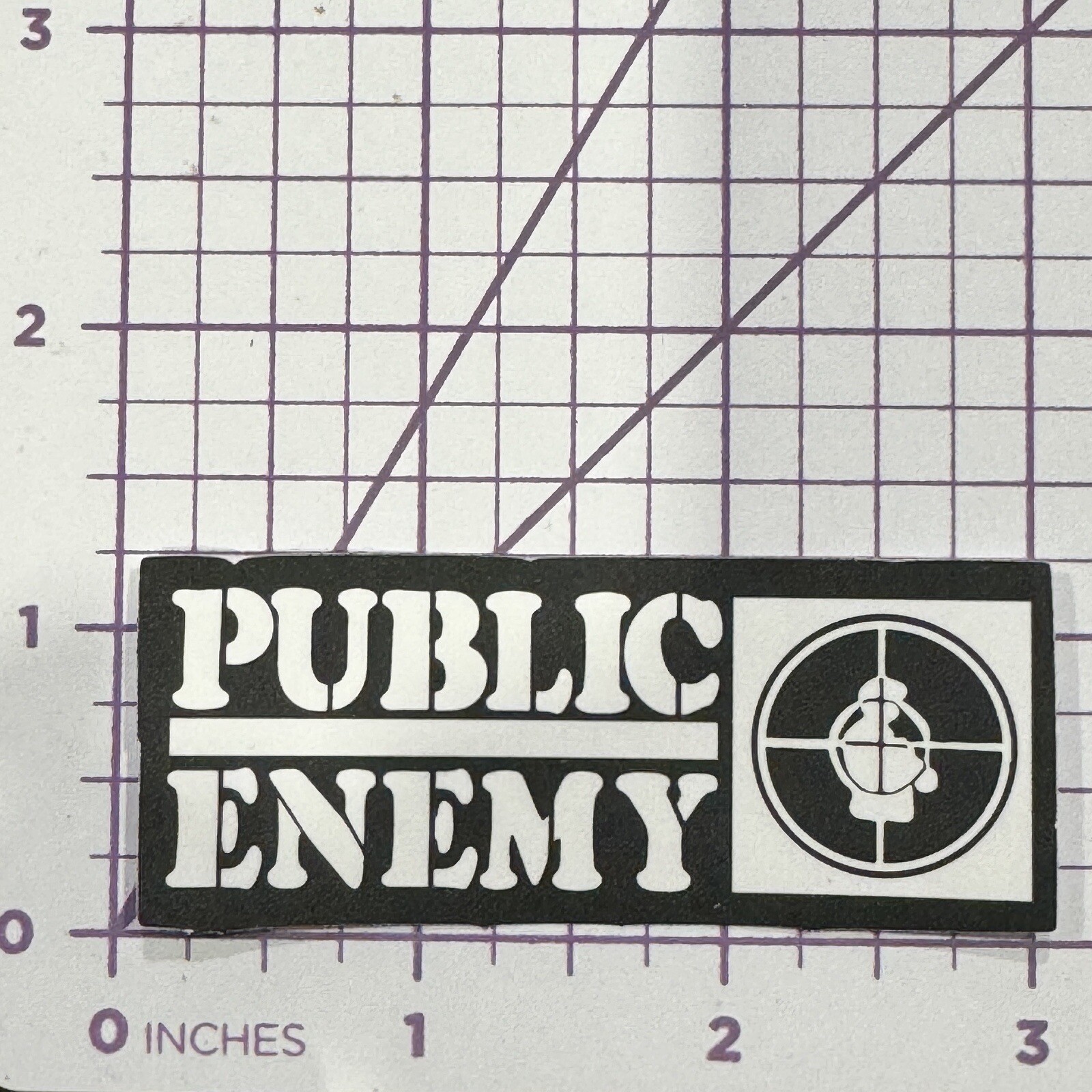Public Enemy East Coast Hip Hop Band Logo Vinyl Decal Sticker Bomb NYC Political
