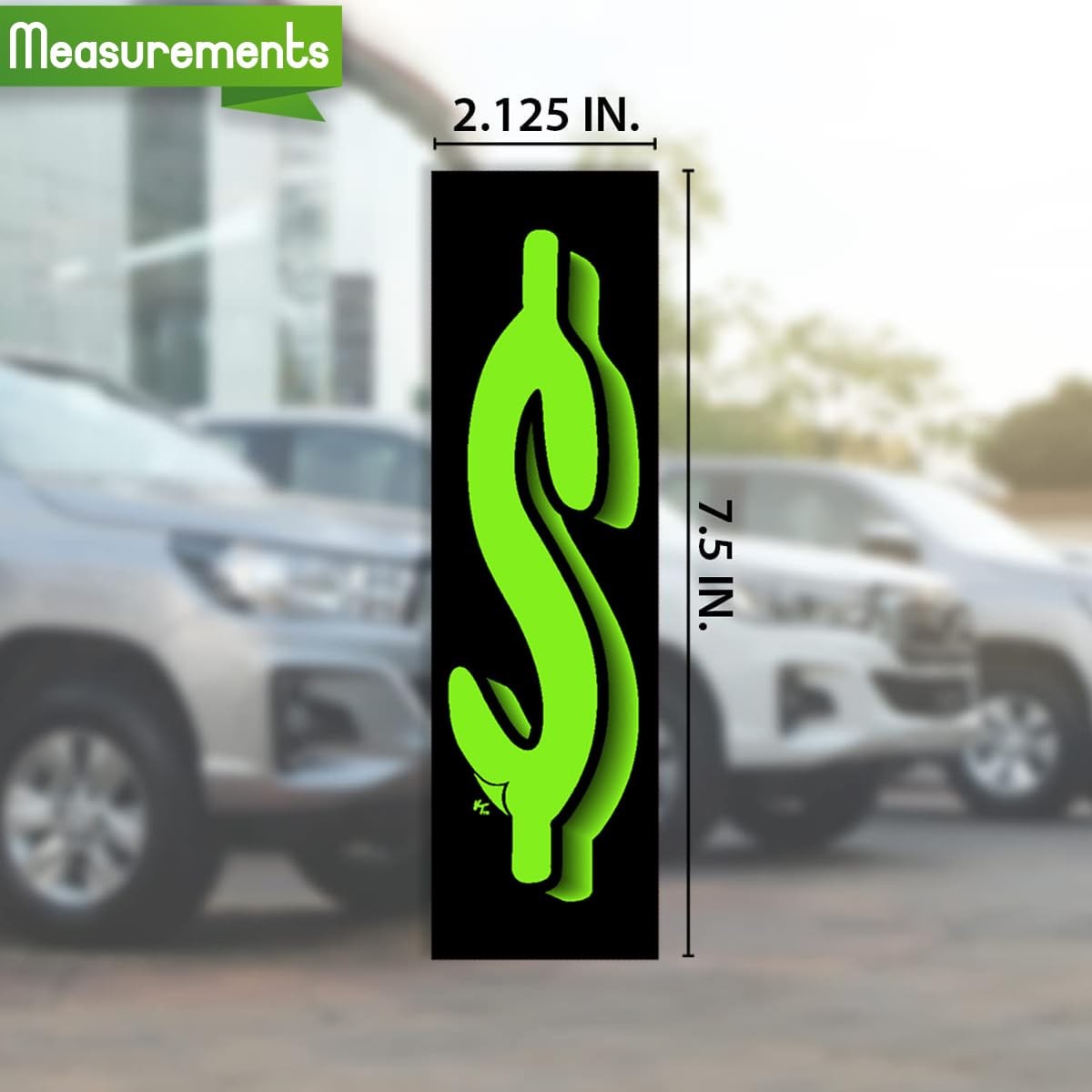 11 Dozen Windshield Pricing Stickers – Green Black Number Labels for Dealers