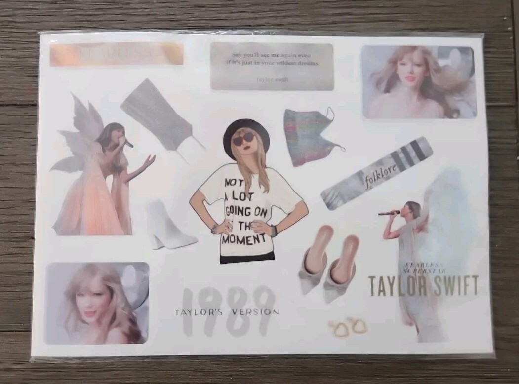 Taylor Swift Music Stickers 100 Stickers! No duplicates