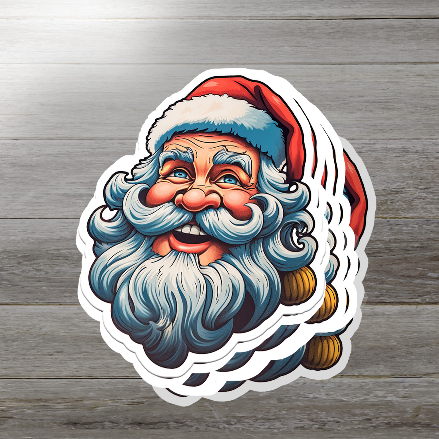 Santa Claus Vinyl Sticker – Bring the Magic of Christmas Anywhere