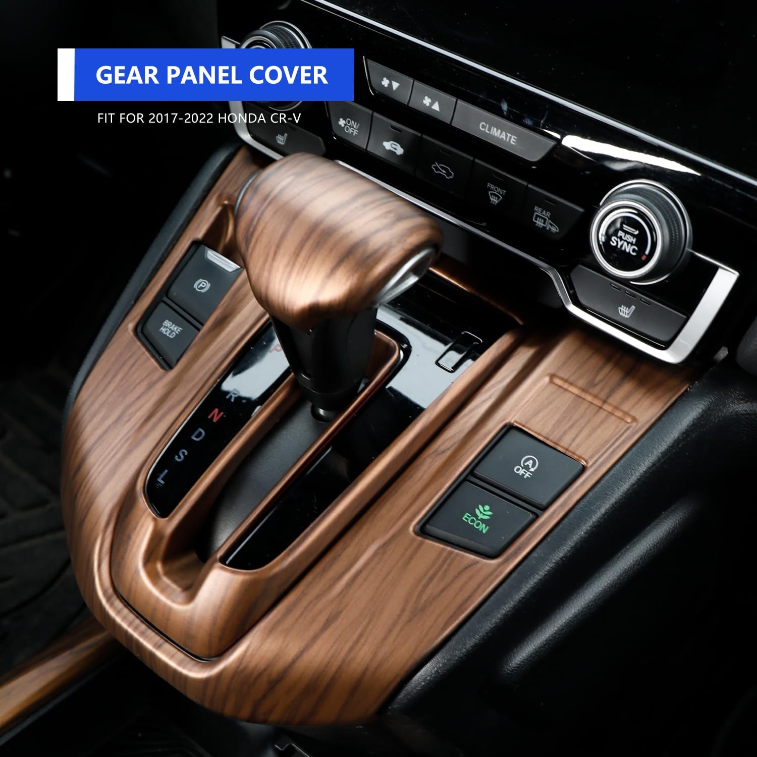for Honda CRV 2017-2022 Interior Sticker Center Console Gear Shift Panel Deco…