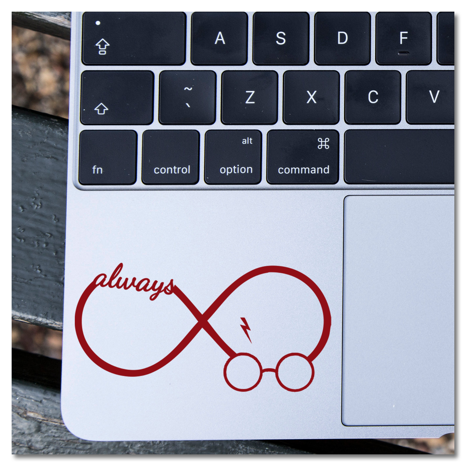 6" Harry Potter Infinity Always Glasses & Scar Movie Vinyl Decal Sticker