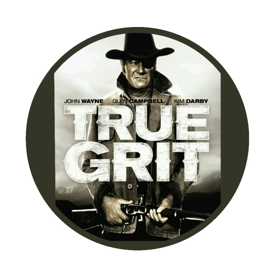Movie – True Grit – 4" Handmade Vinyl Decal Vehicle Laptop Cooler Tumbler Decor