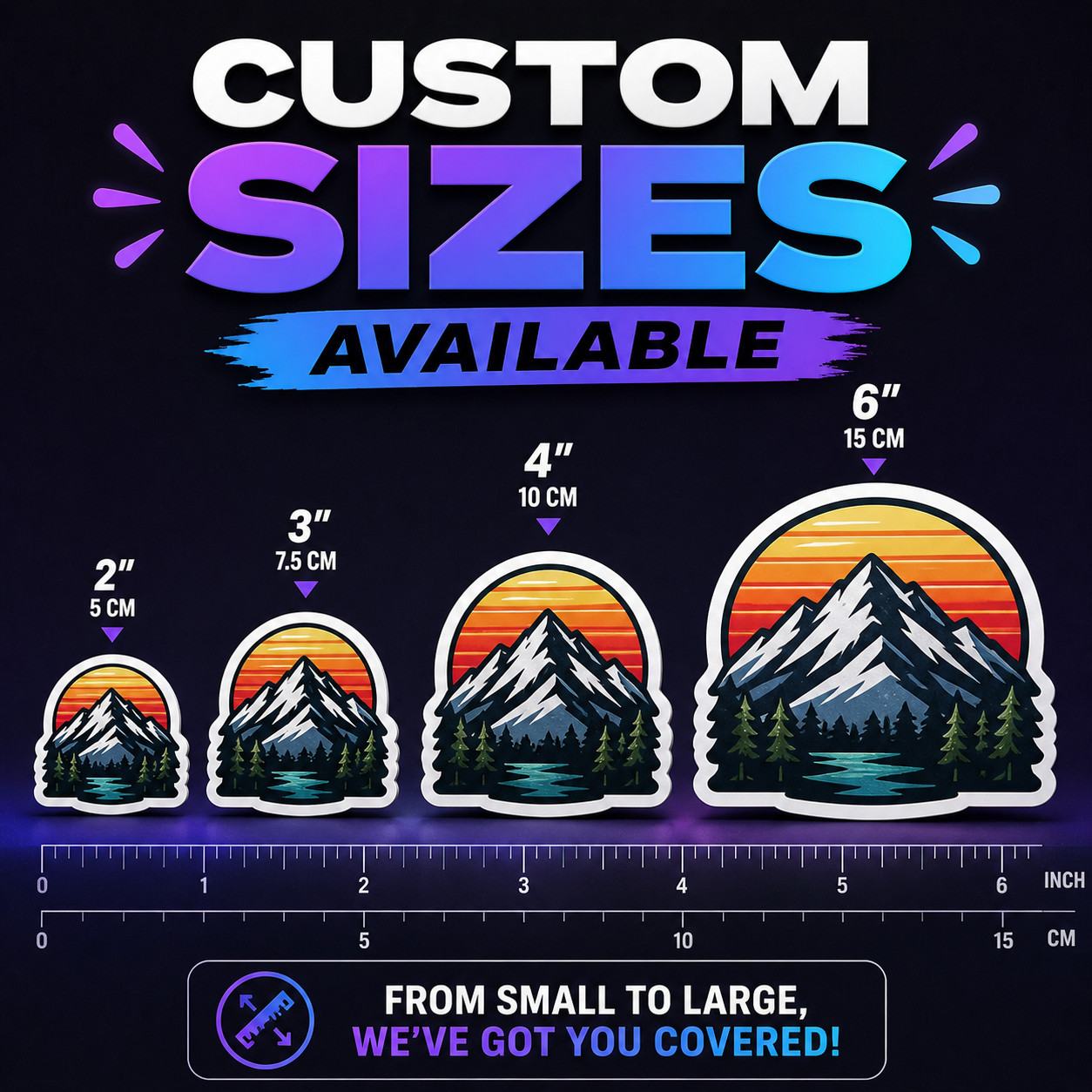 Premium Custom Vinyl Stickers Die Cut Waterproof Durable Gloss Labels Decals