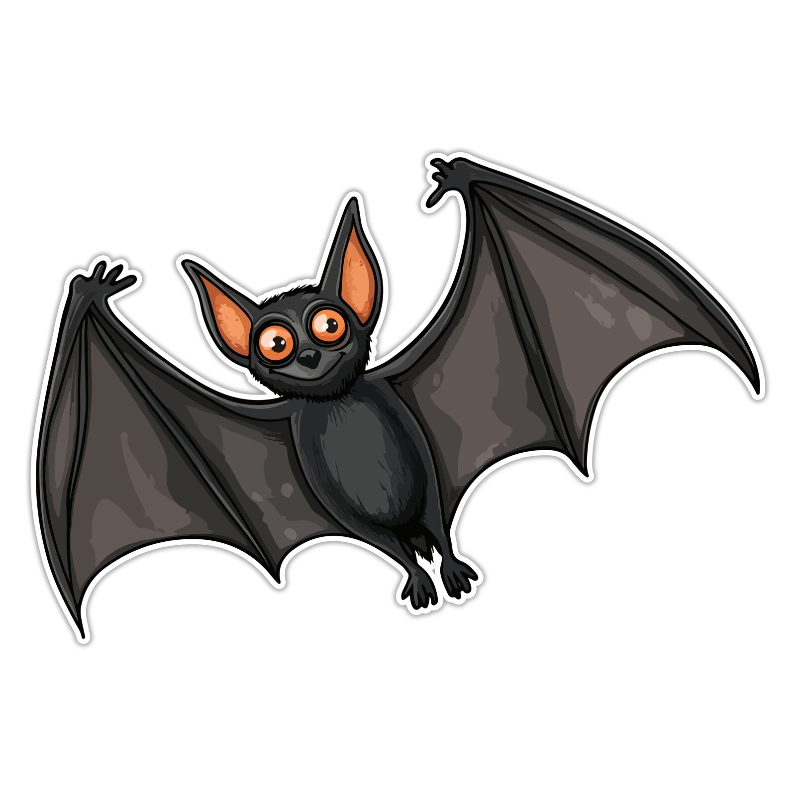 Bat Sticker Flying Halloween Vinyl Decal Car Bumper Stickers Window Waterproof