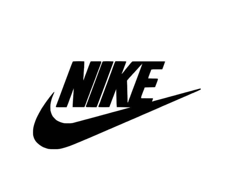 2x Nike Check Swoosh Iron On Vinyl Heat Transfer Decal HTV for fabric