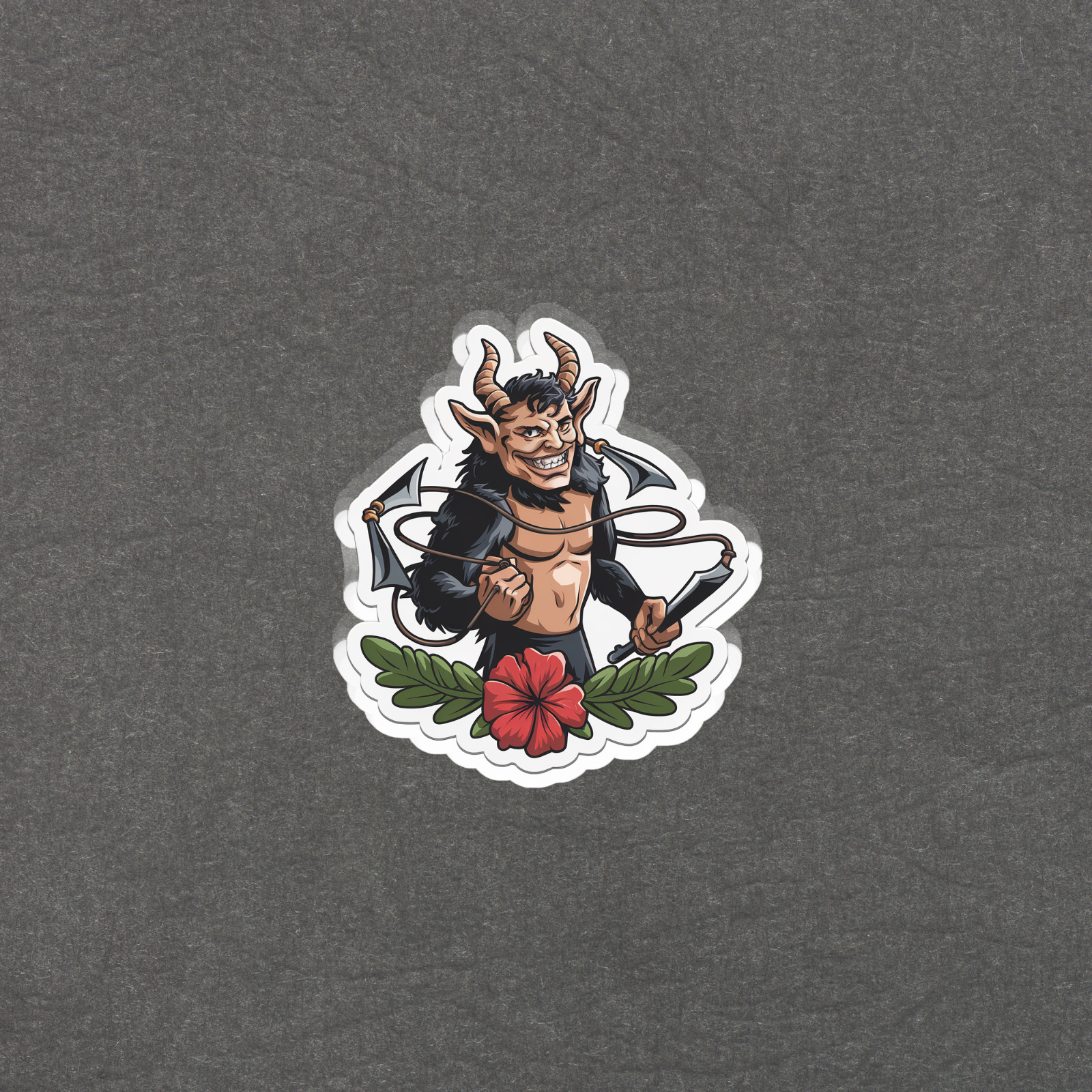 Traditional Panther Tattoo Flash Sticker – Colorful Old School Design #5677