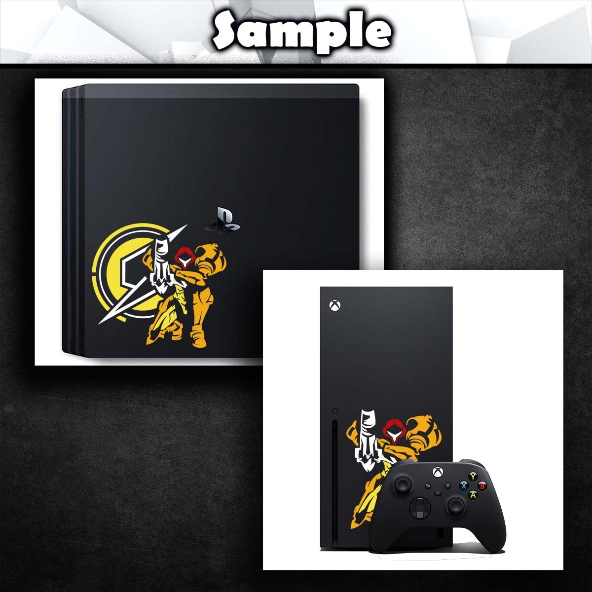 Samus Metroid Vinyl Decal Sticker (Nintendo VideoGame Car Laptop PC Tower Decor)