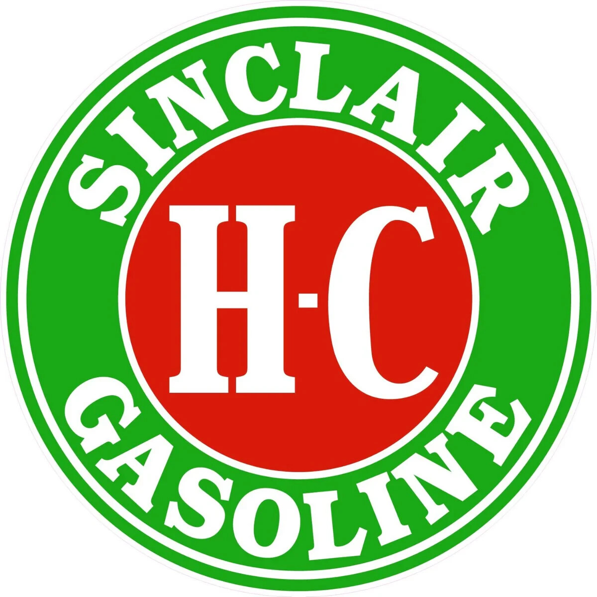 Sinclair gasoline sticker logo weatherproof bumper vinyl decal
