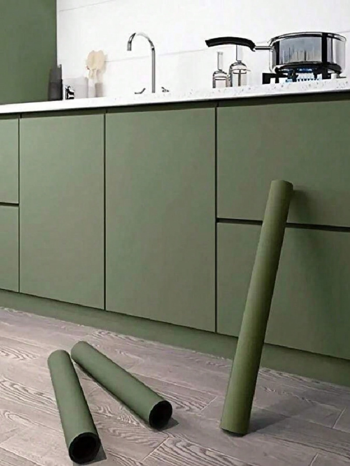 Green Peel And Stick Wallpaper 40x100cm 40x300cm 40x500cm 40x1000cm