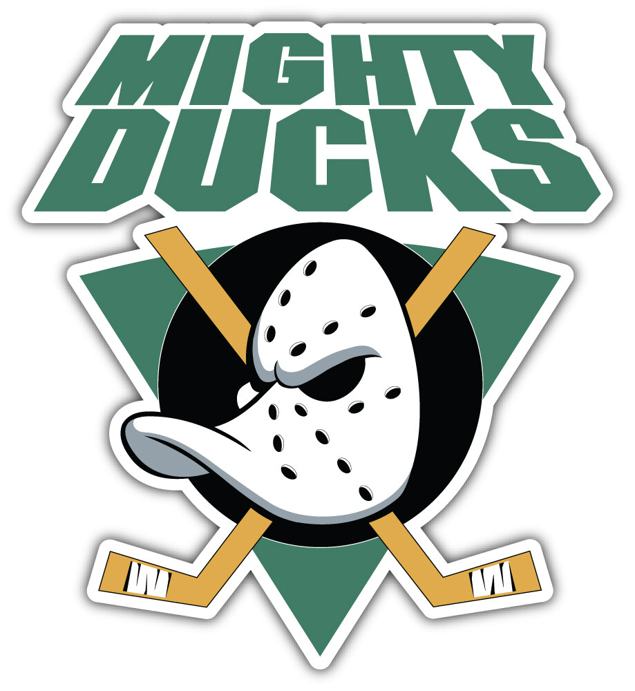 Anaheim Mighty Ducks NHL Car Bumper Sticker Decal ID:14 "SIZES"