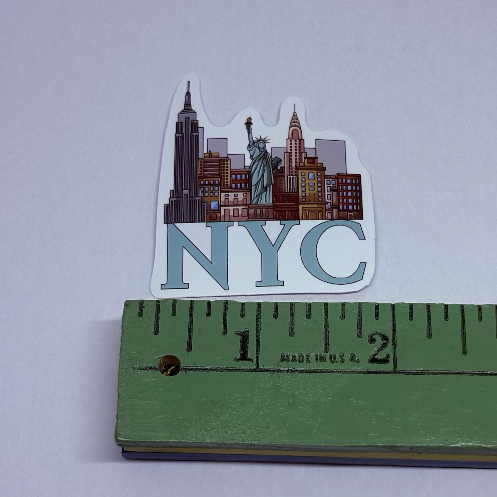 NYC Sticker New York Statue Building Travel Art Decal Vinyl Country Souvenir Tc9