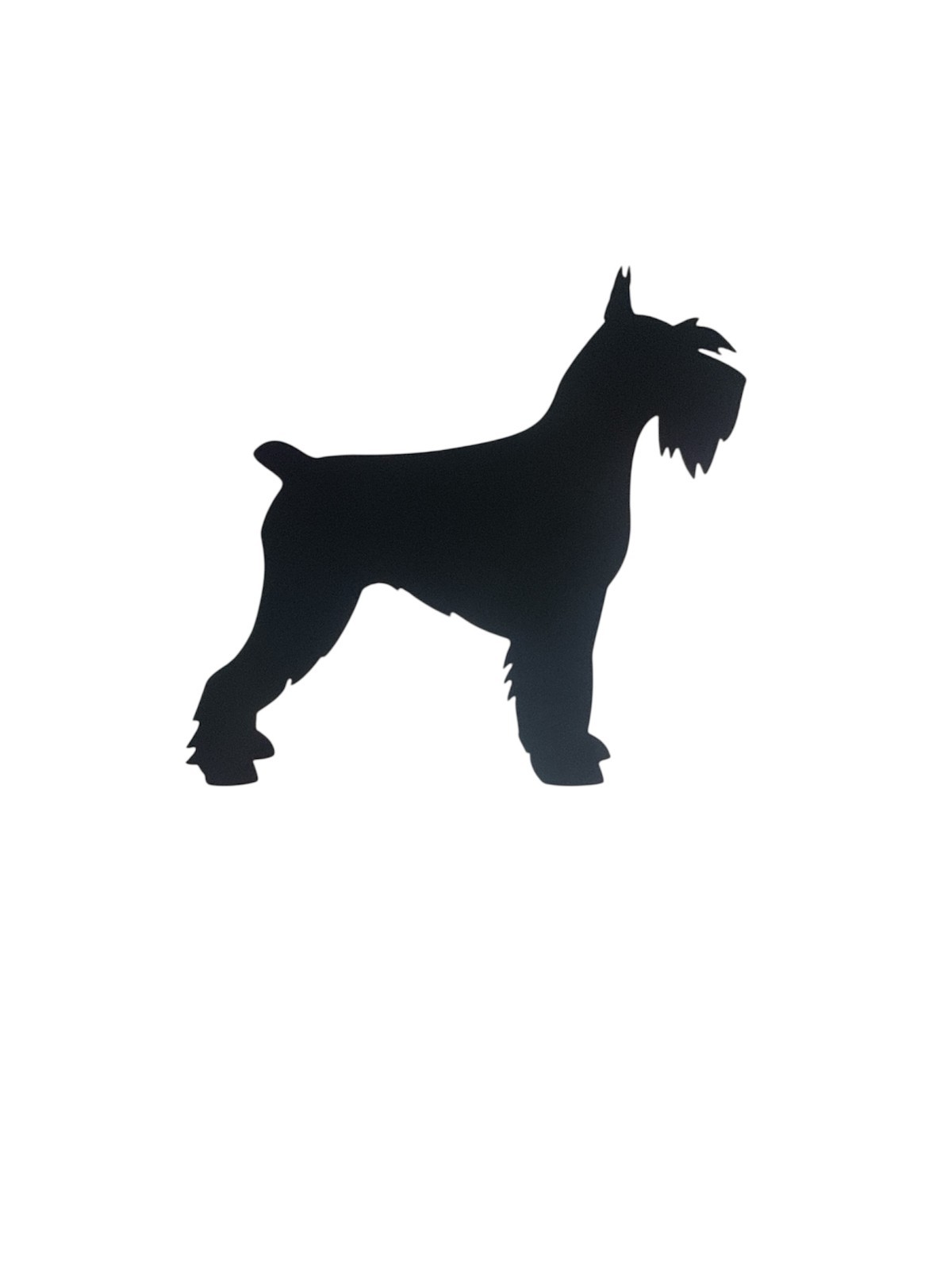Schnauzer dog Decal for car Windows Laptops most Smooth Surfaces