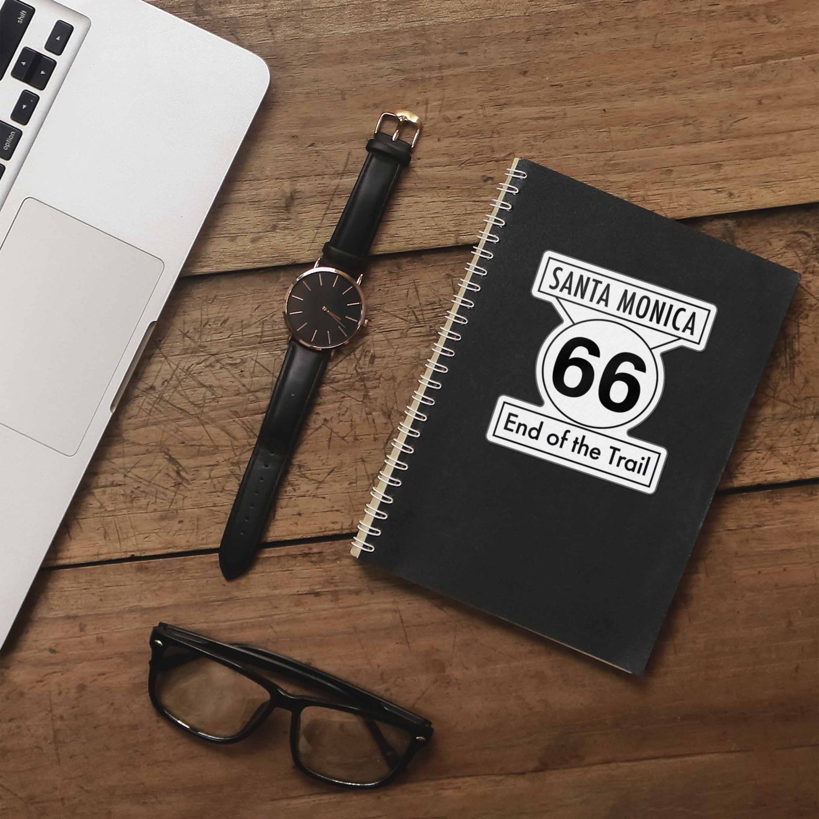 Santa Monica End of Route 66 Sticker – Southern California Decal