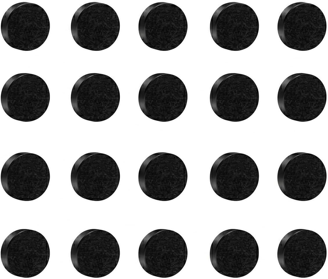 Matte Black Frame Accent Stickers for Smart Glasses – 20 Pack of Removable Decor