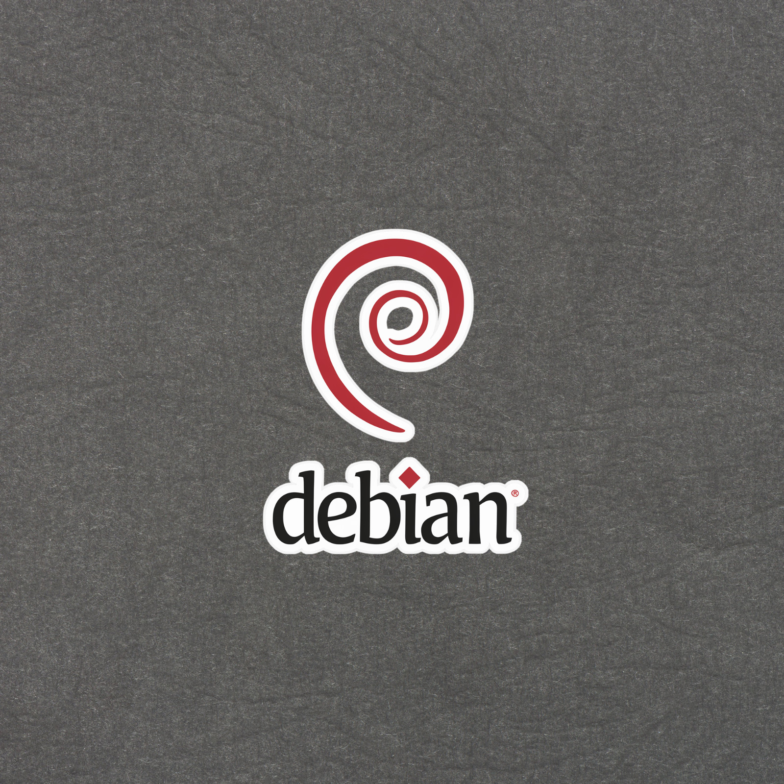 Debian Linux Swirl Logo Sticker – Support Open Source Software #5190
