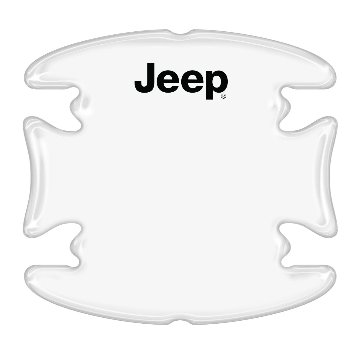 Jeep Universal Car Door Handle Cup Protector Clear Decal Sticker