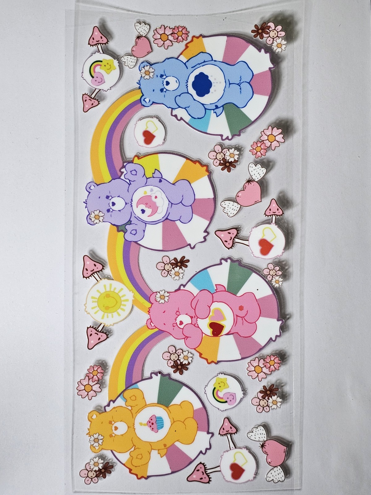 Care Bears UV DTF Transfer Sticker Wrap Tumbler UVDTF BUY 10+ GET COMBINED SHIP