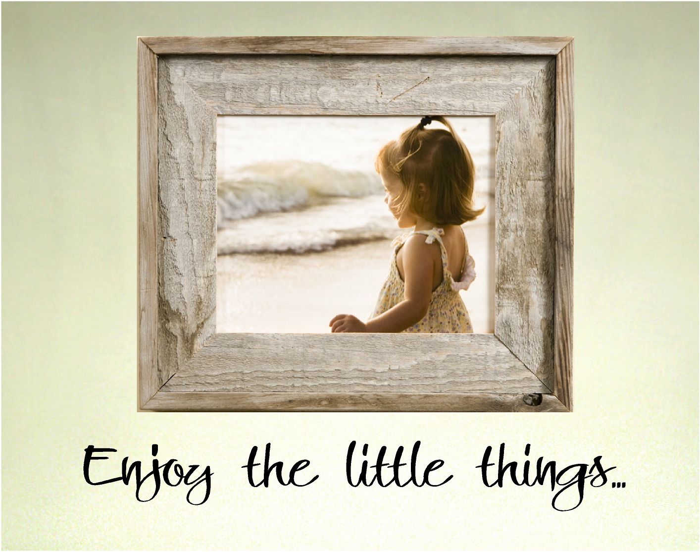 sm. ENJOY THE LITTLE THINGS – Picture wall vinyl wall art – Nursery / Home decor