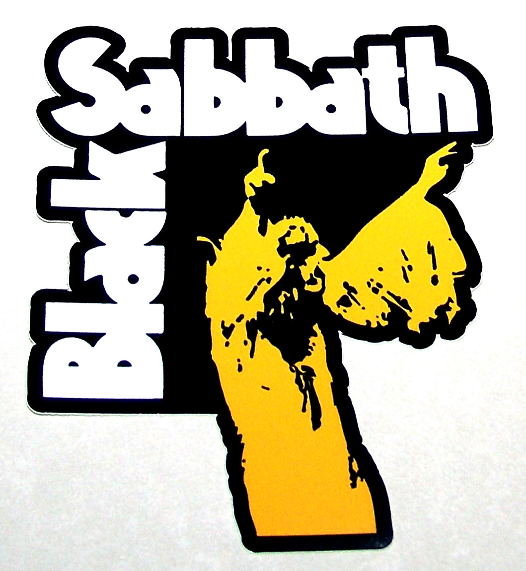 Black Sabbath – LARGE Die Cut Sticker Decal Official Heavy Metal Rock Band Ozzy