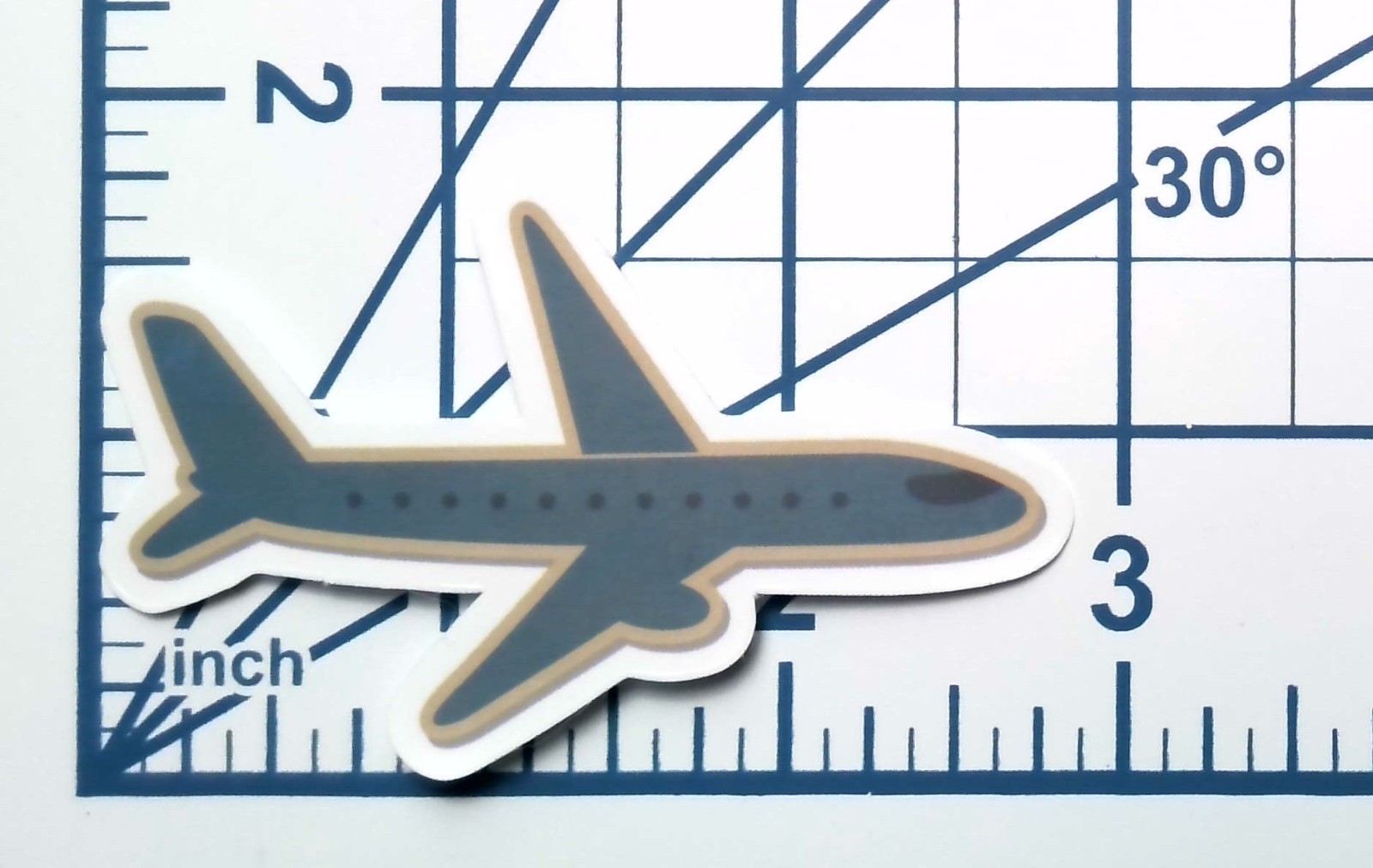 Airplane Vinyl Sticker Commercial Jet Aircraft Decal Travel Adventure Souvenir