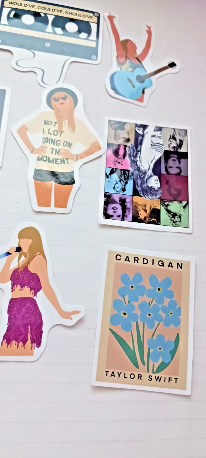 Taylor Swift Stickers 10 pcs. Party Favors , Water Bottle, Decor, Music FAN #4