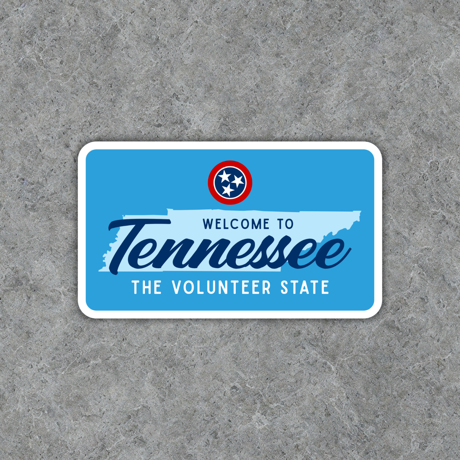 Welcome to Tennessee Sticker The Volunteer State Vinyl Waterproof Decal