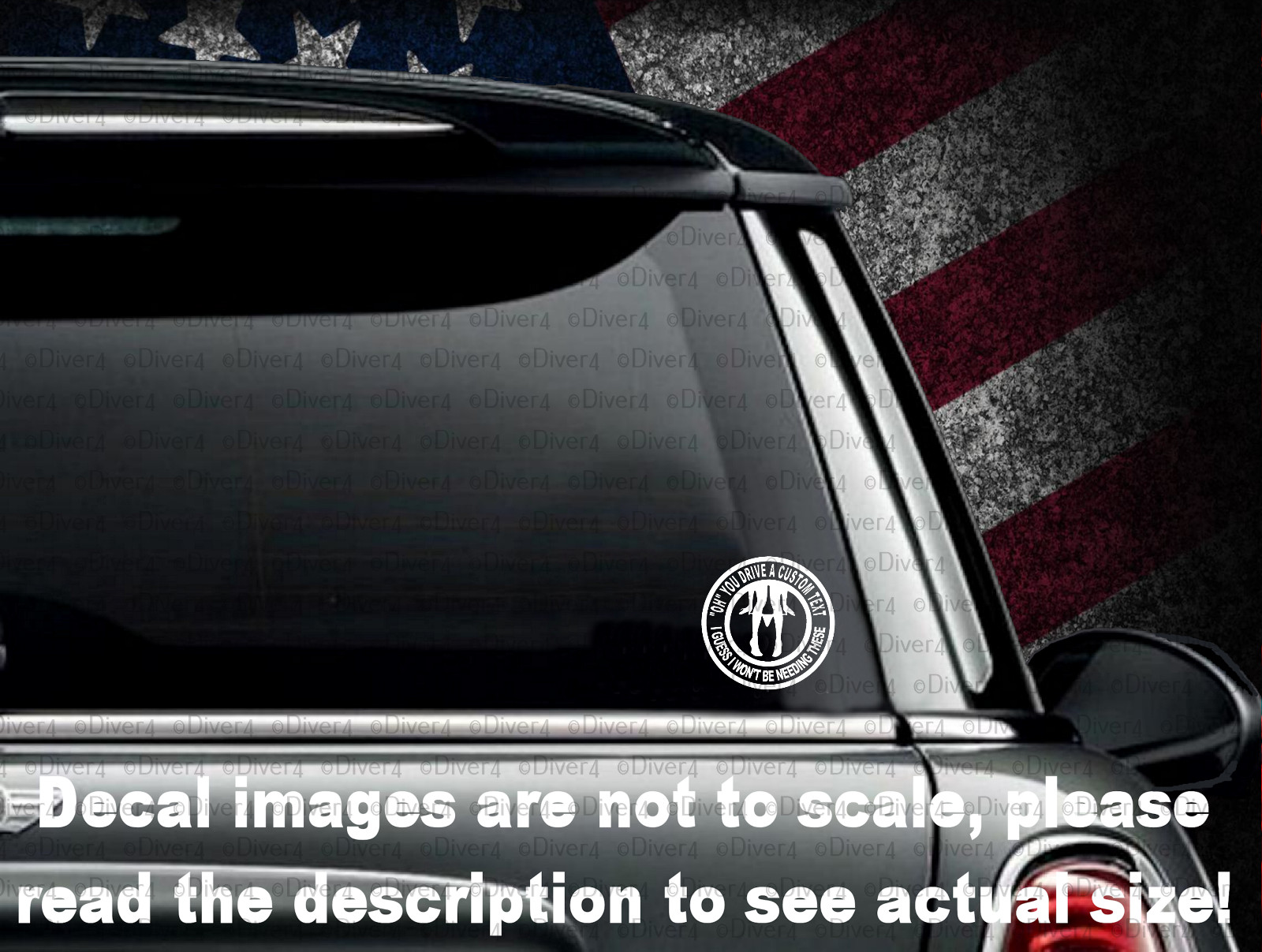 "Oh" You Drive A Custom Text I Won't Be Needing These Panty Dropper Decal