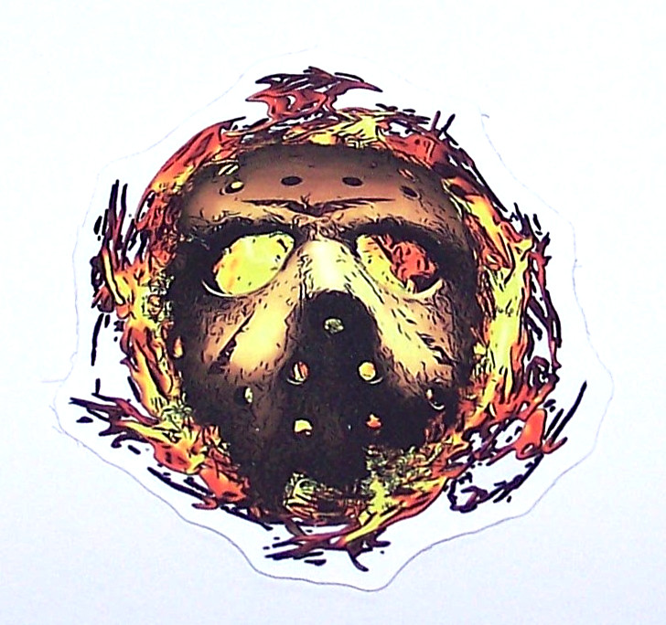 Friday the 13th Cut Sticker Decal Movie Horror Film JASON VORHEES