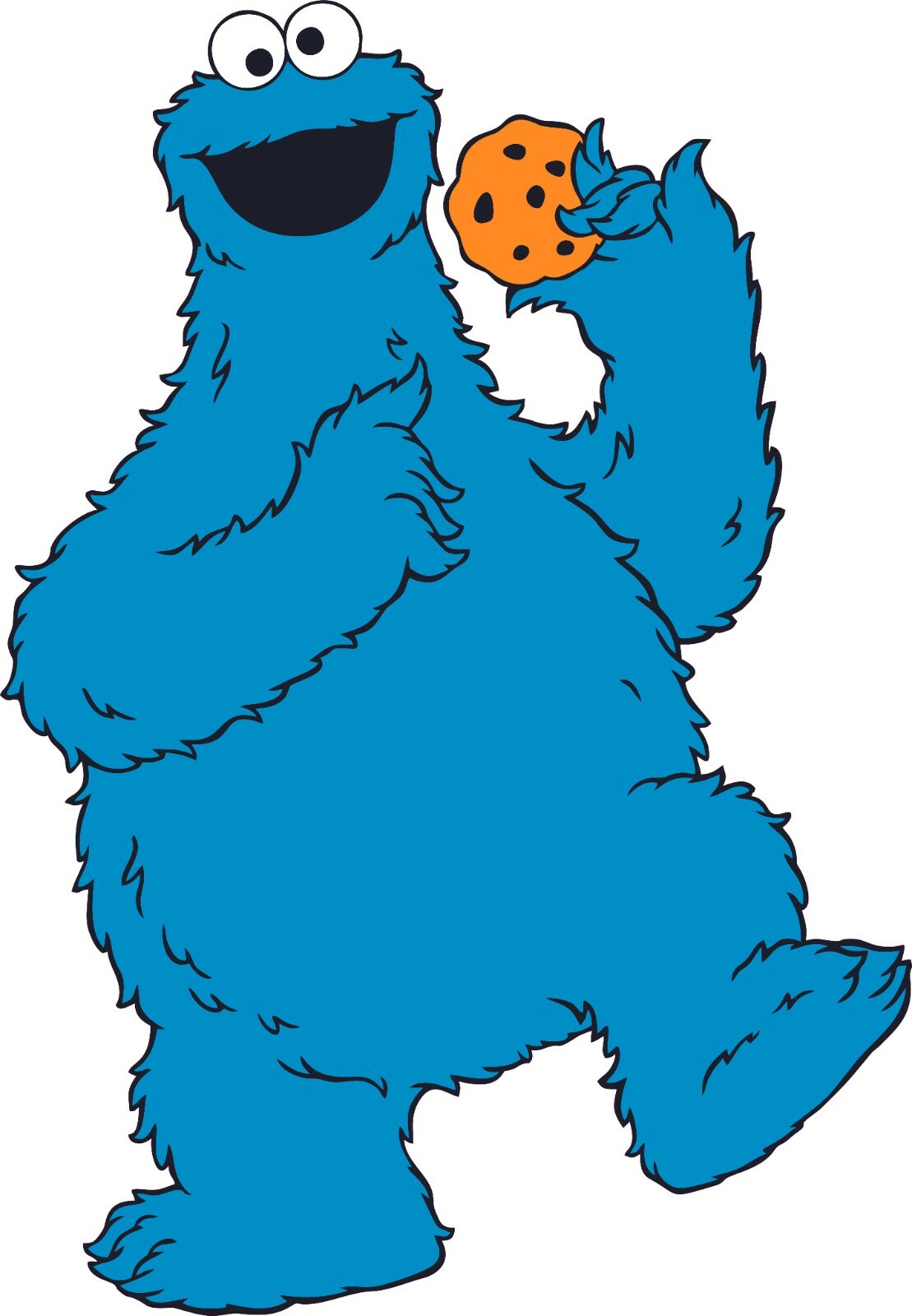Vinyl Kids Bedroom Living Room Cookie Monster Decor Me Want Cookie Wall Decal