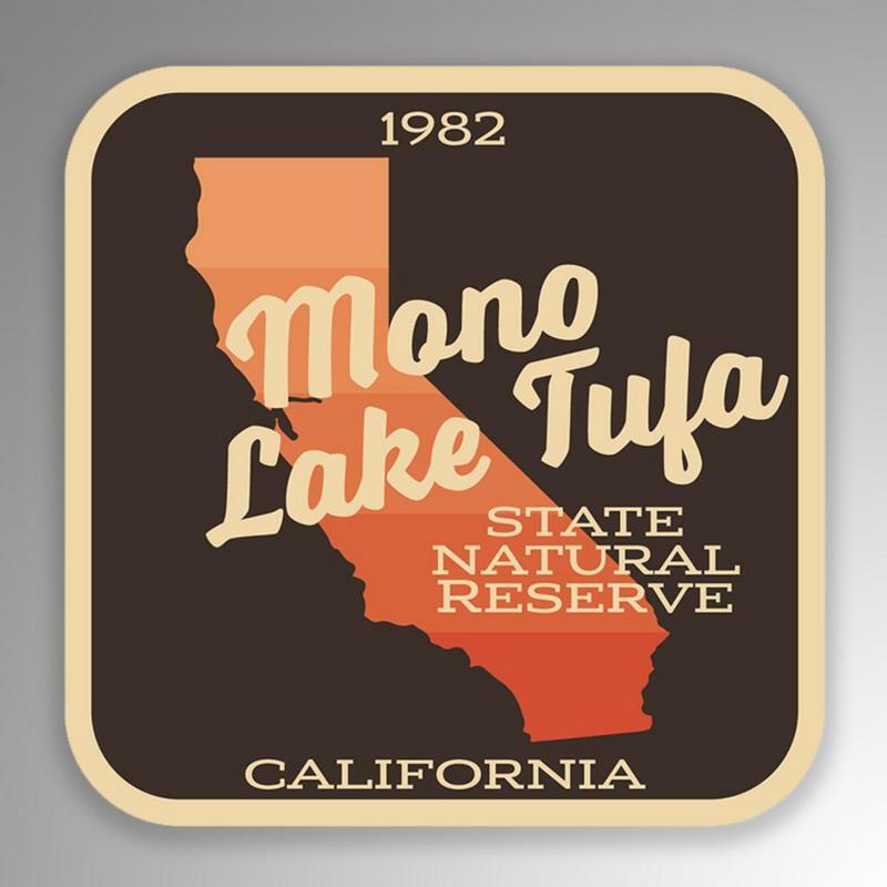 Mono Lake Tufa State Natural Reserve Decal Sticker | 4-Inches By 4-Inches |