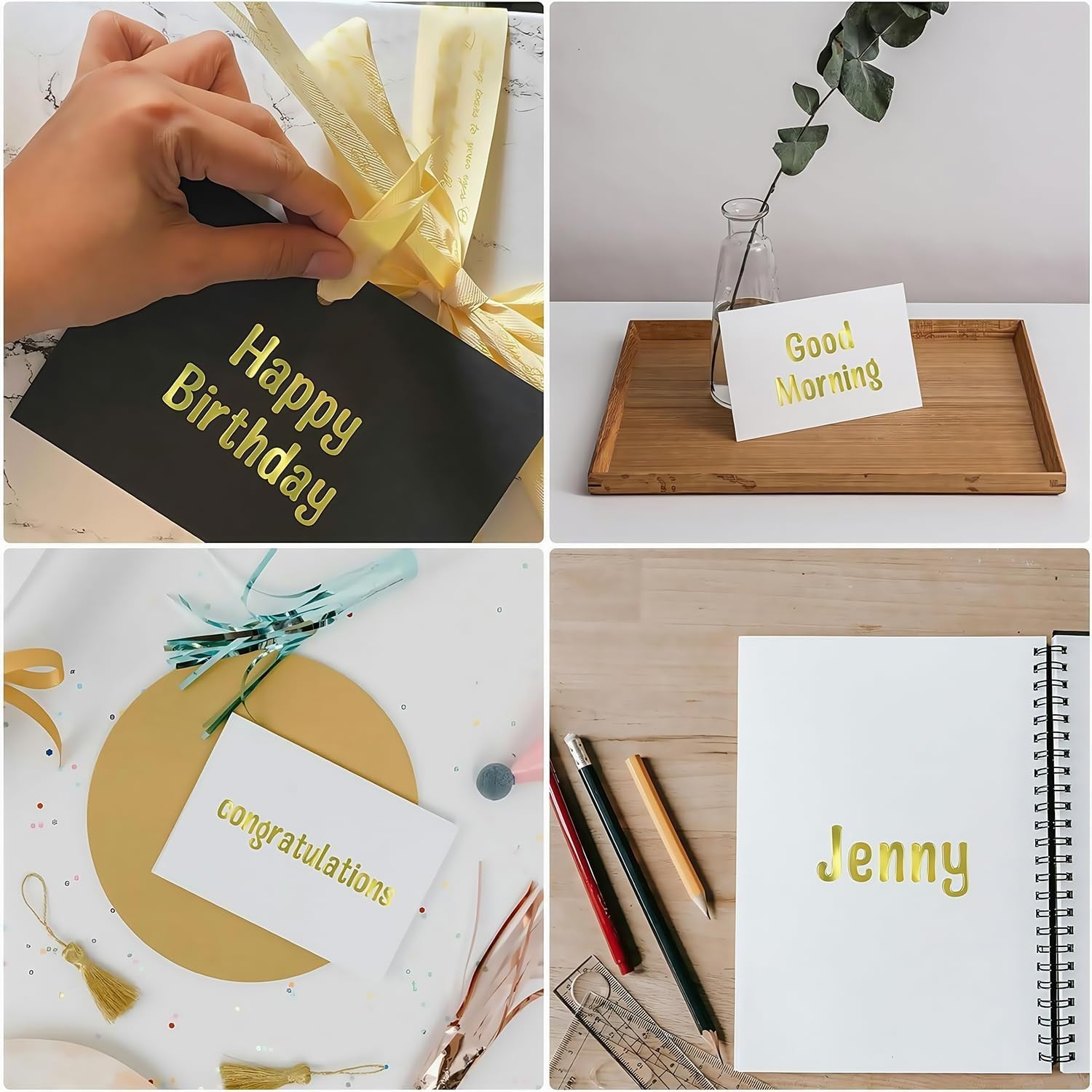 2500 PCS Mini Letter Stickers Small, Cursive Font 1/2 Half Inch (0.5 to 1 in)