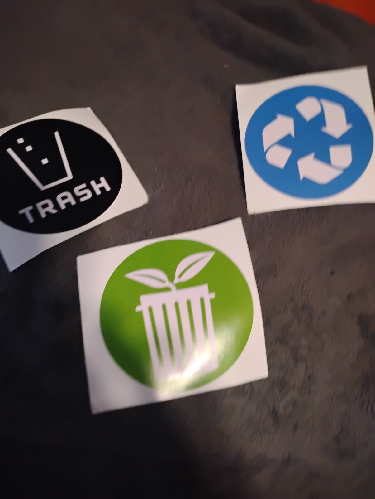 Trash Sticker