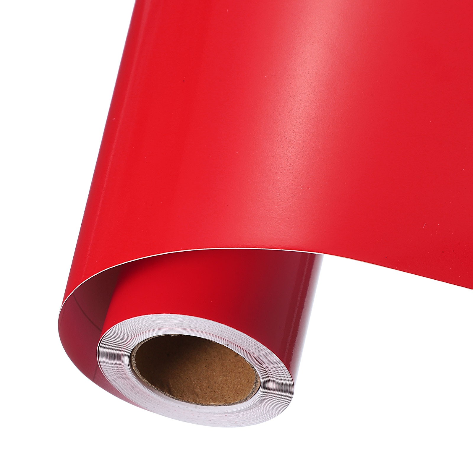 Red Permanent Vinyl, 12 Inch x 14ft Adhesive Vinyl Roll