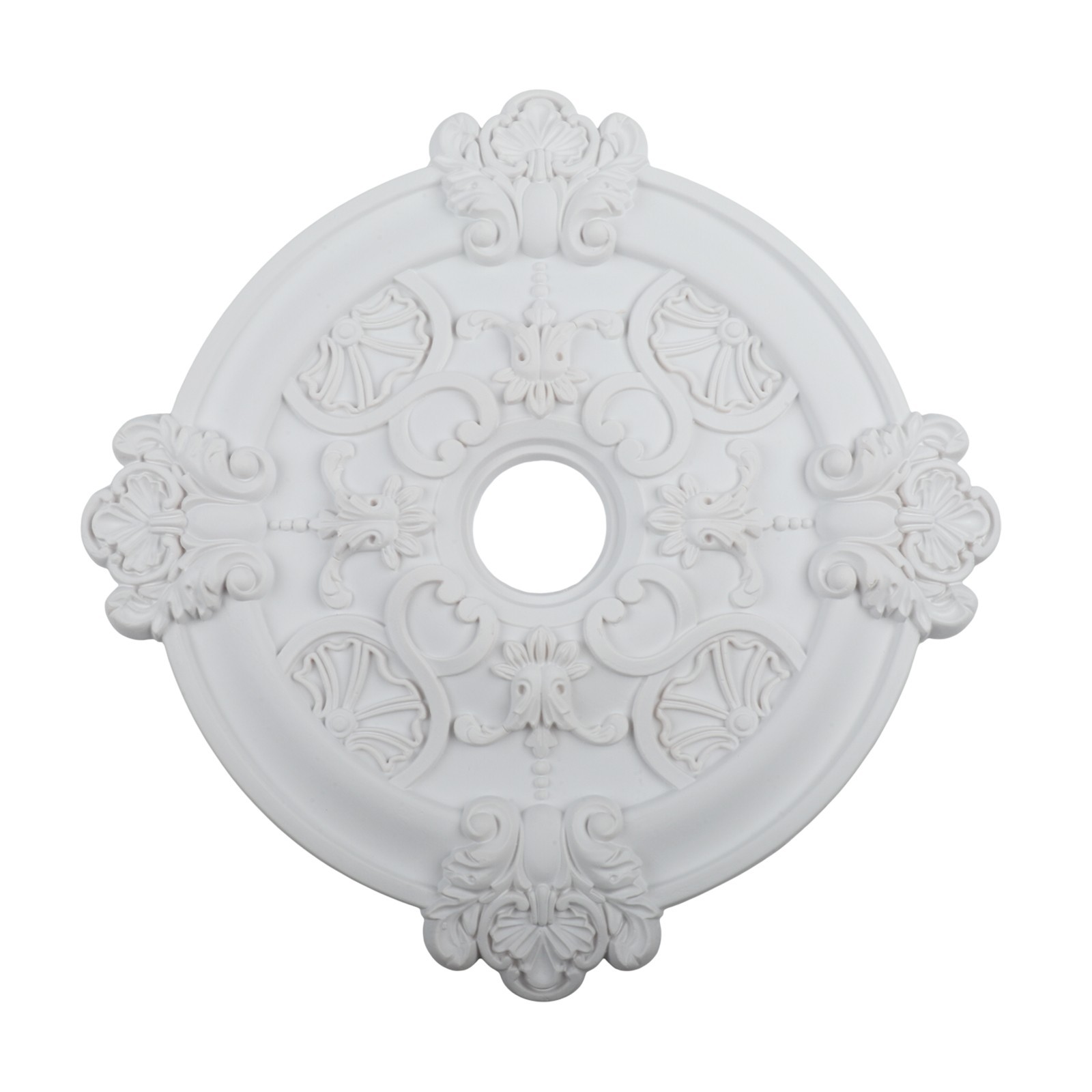 Lightweight Circular PU Lamp Base Secure Attachment for Your Ceiling Lighting