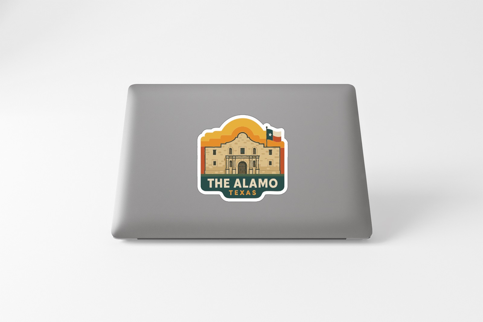 Alamo Texas Sticker Decal Vinyl Die-Cut Symbolic Landmark Design