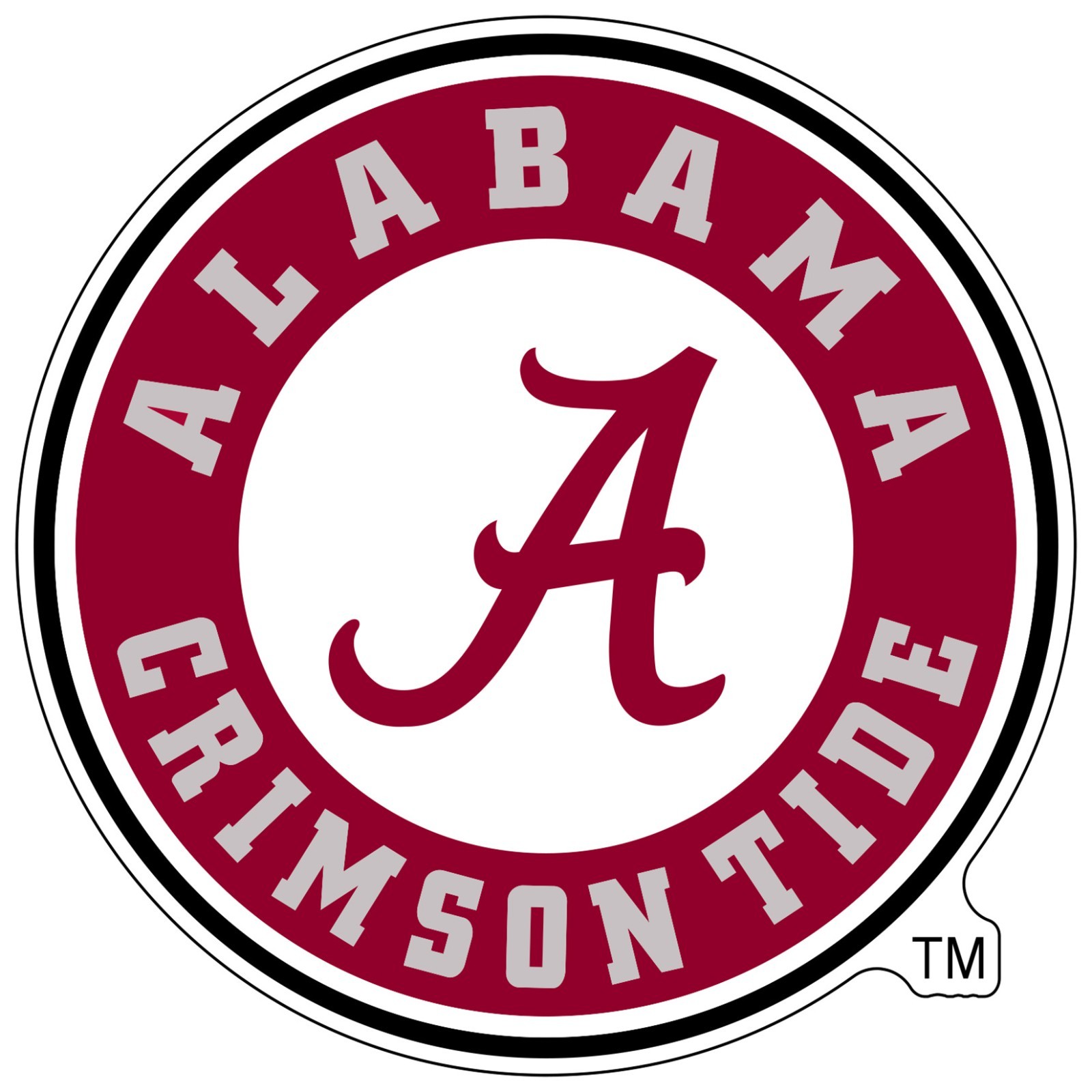 Alabama Crimson Tide Flag Indoor Wall Vinyl Decal Sticker 5 – 52"