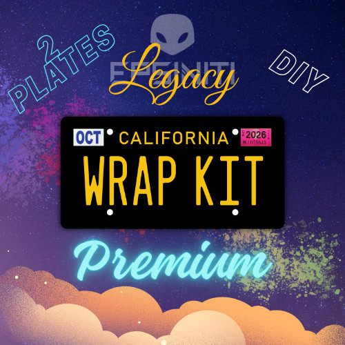 LEGACY California Plate Wrap DIY Kit