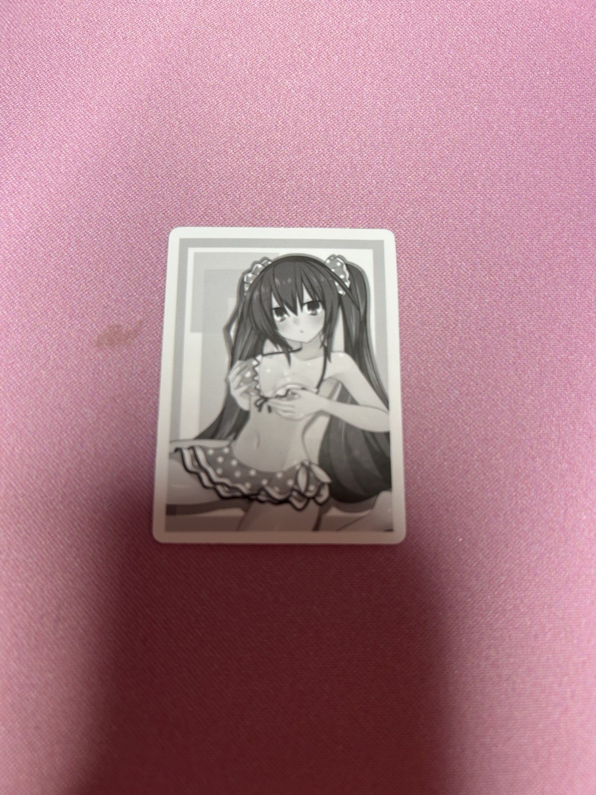 black and white waifu lewd stickers #15