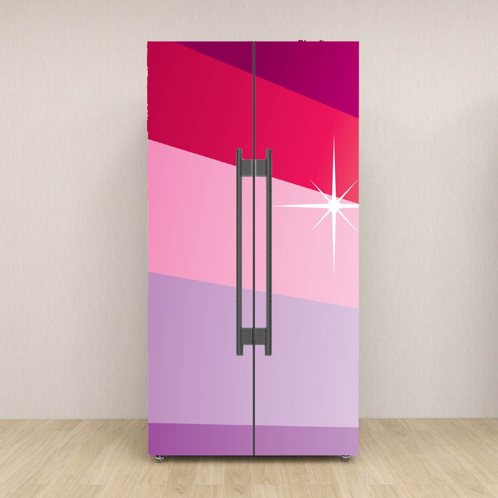 Large Refrigerator Wrap Vinyl Cover