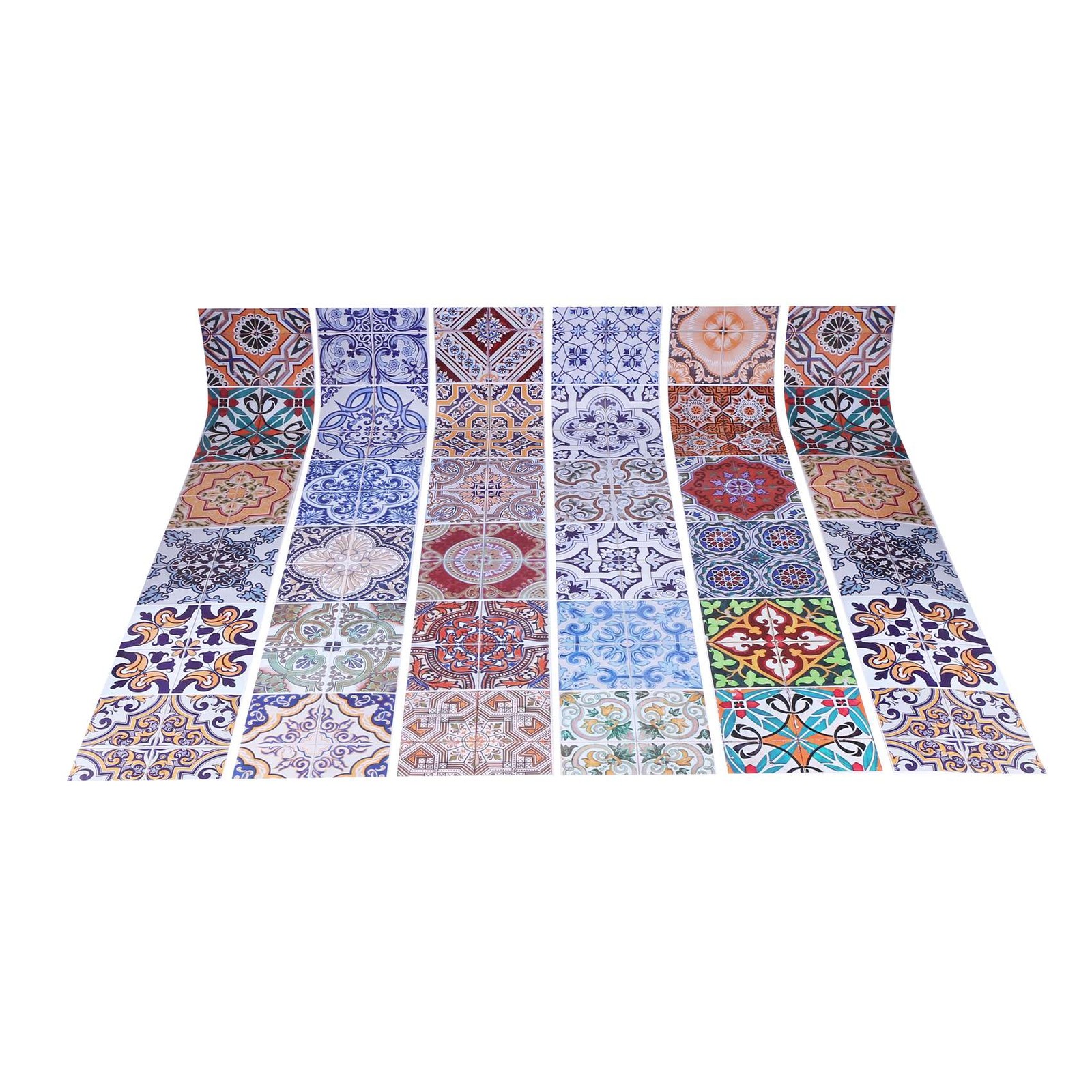 Peel and Stick Tile Backsplash Stair Riser Decals DIY Tile Decals Mexican3749