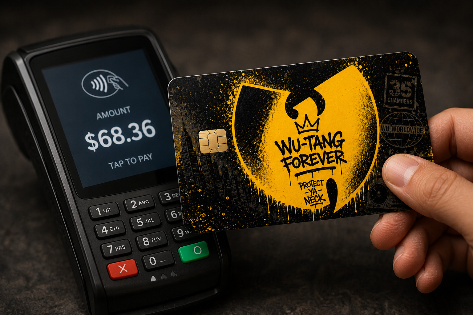 Wu-Tang Clan Credit Card Skin Hip Hop Debit Card Vinyl Sticker