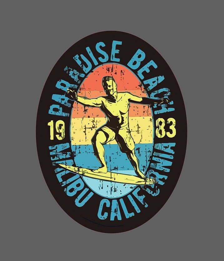 Paradise Beach Sticker Malibu Waterproof – Buy Any 4 For $1.75 Each Storewide!
