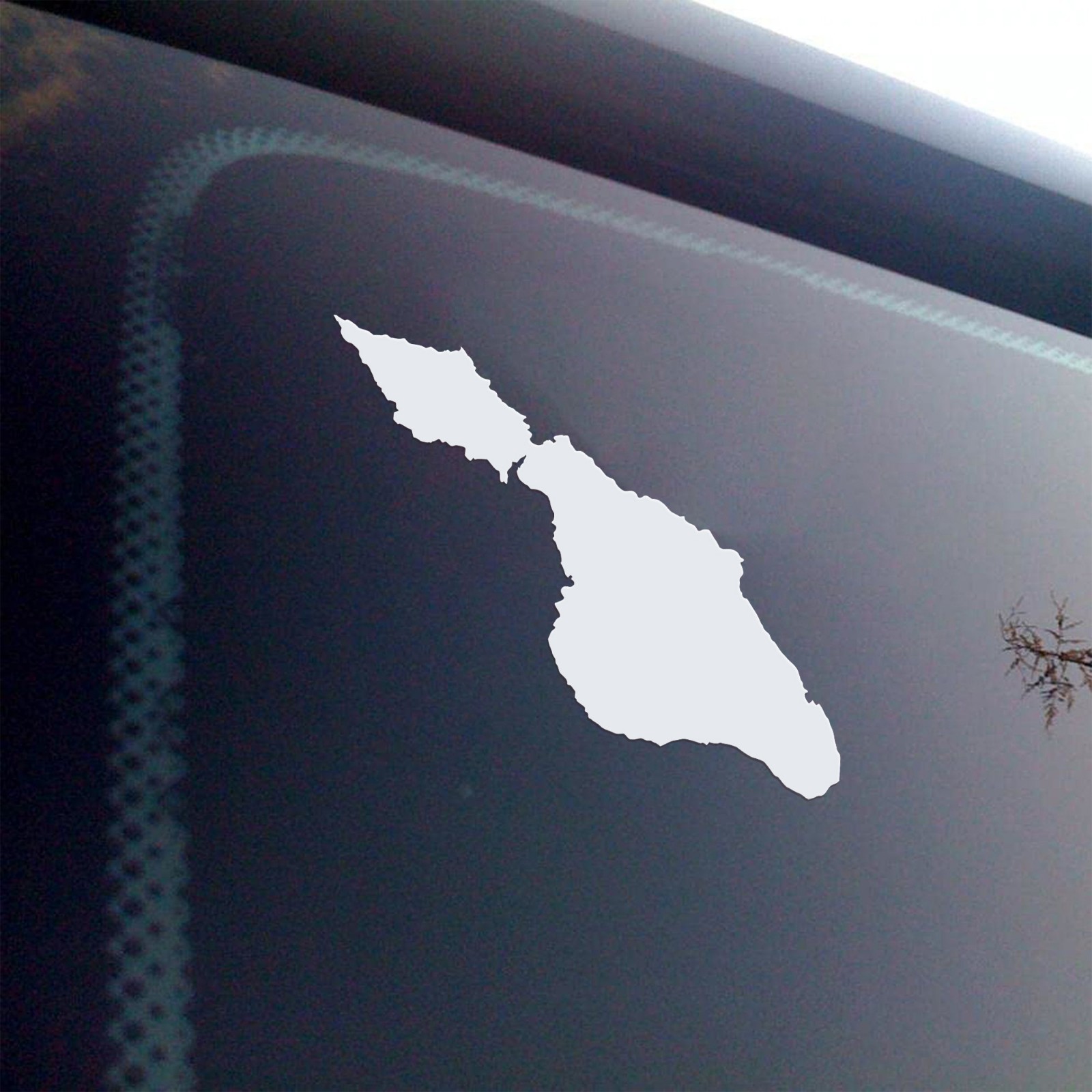 Santa Catalina Island Vinyl Decal Sticker – California Coastal Outline Graphic